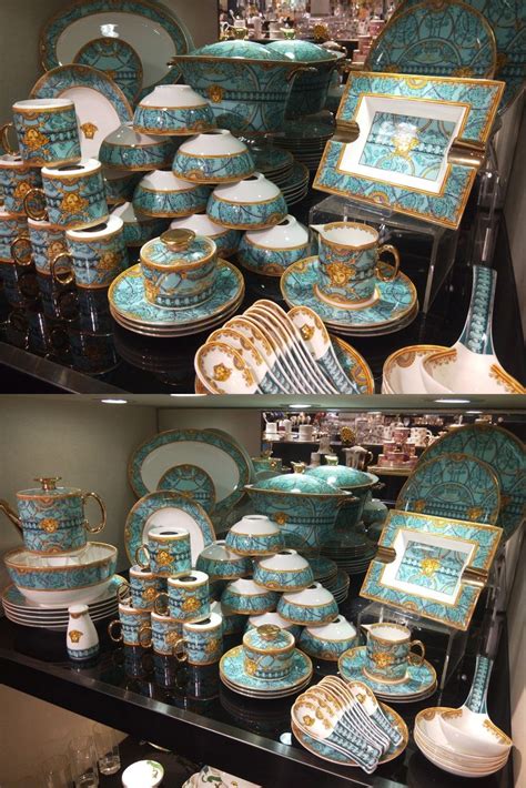 versace glass bowl|versace dinnerware set costco.